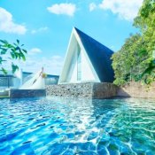 【月イチBIG☆最大210万円】光降る感動チャペル×水辺のガーデン