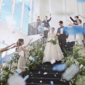 残3《天神駅徒歩1分》天空チャペル×新作ドレス×豪華試食*カタログギフト3万付