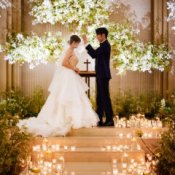 【Xmas限定&155万優待】緑*光の独立型チャペル×和牛*真鯛試食