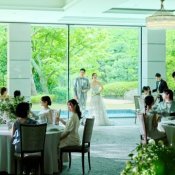 【緑・水・光の溢れる空間】ナチュラルウエディング体験&試食付