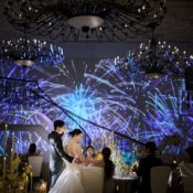 トレンド花嫁に◎SNSで話題の最新マッピング演出*絶品4万試食