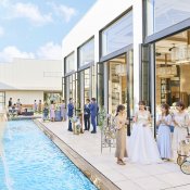 ハナユメ限定特典付＊空・緑・光！貸切リゾートW＊ガーデンパーティ体験＆豪華試食