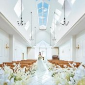 【緑×水×光】写真映え抜群♪選べる2つのチャペルで入場体験&最新ドレス見学フェア