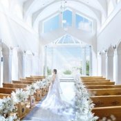 【特典総額6.3万】絶景チャペル挙式体験×最新ドレス試着
