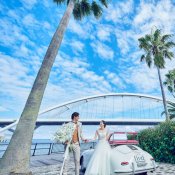 【*+骨格診断付きドレス試着+*】豪華140万特典&海見えチャペルで"挙式体験"