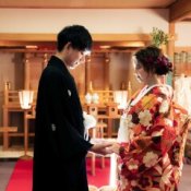 豪華15大特典!【駅近ホテル和婚必見】本格神殿&ケーキ
