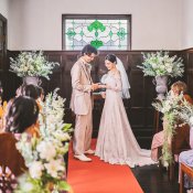 【アンティーク邸宅でレトロW】神戸市伝統的建造物で結婚式体験&自家製デザート試食