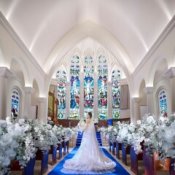 ＼150万優待×花嫁体験／ステンドグラス輝く大聖堂×ドレス試着＆試食★ギフト券付