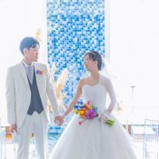 【15大特典】青いバラと光のチャペル×ガーデン体験&黒毛和牛