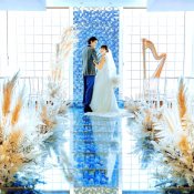 【人気No.1】ブルーローズ挙式体験×和牛試食*ドレス特典