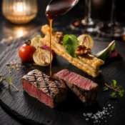 *月曜*限定★上州和牛&オマール海老食べ比べ×光り輝く王道W
