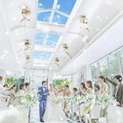 8月SP【ハナユメ限定*165万優待】光*緑の貸切チャペル体験&和牛試食