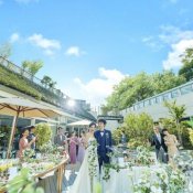 【遂にリニューアル完成★GW特典付】貸切ガーデン×森の模擬挙式★豪華コース試食