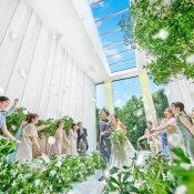 貸切案内◆青空広がる白×緑の絶景チャペル見学!豪華特典&試食