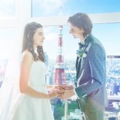新春BIG*衣装3着無料*汐留駅直結*東京タワー＆天空チャペル体験