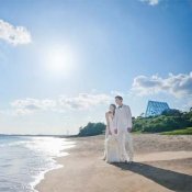 【ハネムーン&フォト】海見えチャペル×ロケーション撮影×宿泊 ナシ婚派も大歓迎!