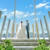 【150万特典*】地上160m貸切W★天空チャペル×豪華試食