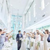 【憧れ花嫁ALL体験☆120万優待】水のチャペル×大階段×絶品試食