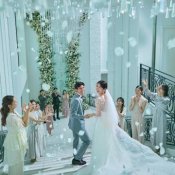 【憧れ花嫁ALL体験☆120万優待】水のチャペル×大階段×絶品試食