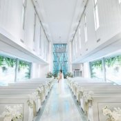 【水のチャペルで感動挙式☆120万優待】花嫁ALL体験×絶品試食の詳細を見る
