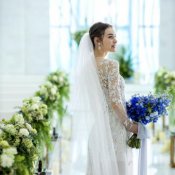 【憧れドレス特典付】初見学も安心♪大階段入場体験×豪華試食