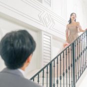 【憧れドレス特典付】初見学も安心♪大階段入場体験×豪華試食