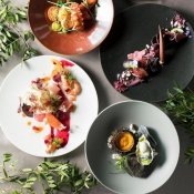 【料理グレードUP特典×食事券付】メイン料理食べ比べ*挙式体験