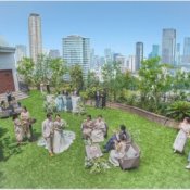 《緑溢れる地上55mの絶景ガーデン》開放的な空間でもてなす1日