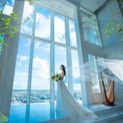 【花嫁ALL体験】ドレス試着×絶景チャペル×美食コース試食