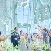【当館満足度No.1】空×海を独占!感動チャペル体験★贅沢4万試食&150万特典