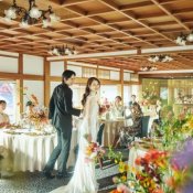 【少人数のお食事会に】緑あふれる名庭を望む一日一組の老舗別邸貸切 おもてなし婚