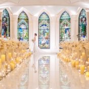 直前◎ハナユメ限定《花嫁憧れ大聖堂》スワロフスキー煌めく会場×美食*絶品4万試食