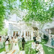 ハナユメだけ＼連休SP開催／緑と光溢れる貸切ガーデンW×豪華試食*140万優待