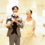 【愛犬と一緒に結婚式】大切な家族の一員と挙式+披露宴を叶える*