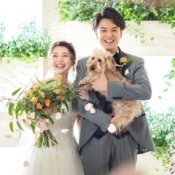 【愛犬と一緒に結婚式/フェアも参加OK♪】大切な家族の一員と挙式+披露宴が叶う*