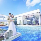 【衣裳2着プレゼント】リゾート邸宅×最旬トレンドドレス見学