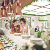 【水曜限定★140万特典】フロア貸切×Liveキッチン演出×7品試食