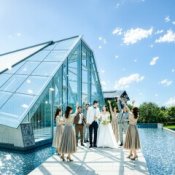 【海辺×森の選べる感動挙式】絶景チャペル×憧れ花嫁体験&試食