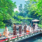 《年末ラスト豪華特典付》本格神殿&森の邸宅W体験*&3品美食会