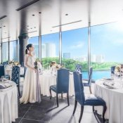 \黒毛和牛試食/海と緑を望む絶景貸切レストラン&お盆5大特典