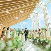 祝日限定【国産牛試食&アマギフ】緑溢れる新チャペル&貸切W体験★10大特典付