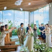 ハナユメ限定【お盆BIG】新チャペル×リゾート演出×送迎&黒毛和牛試食