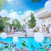 ハナユメ限定＜9万ギフト＆120万優待！＞貸切ガーデン×憧れの大階段*演出体験♪