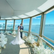 SW限定!【*ゲスト目線で体験*】絶景空婚チャペル&ハーフコース試食&入場体験