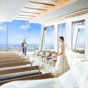 【ハナユメ限定◆100万優待】最上階の天空チャペル×ドレス特典★挙式体験