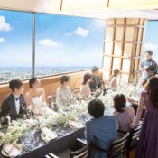 【30名以下の少人数貸切】親族中心のアットホーム婚相談◆絶景の専用会場見学