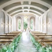 ハナユメ10大特典【豪華特典付】リニューアルチャペルで憧れ挙式体験*ドレス優待
