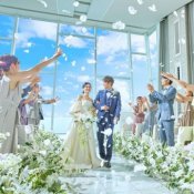 ハナユメ限定!【ドレス優待付】青空映えるリゾート邸宅体験×絶品試食×10大特典