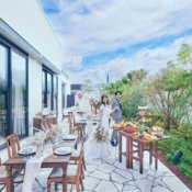 【緑と光に包まれた貸切W】テラス演出体験×岡崎旬彩の美食