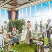 【2名～OK！少人数婚】大阪駅直結*絶景チャペル×シェフ特製試食の詳細を見る